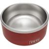 imageYETI Boomer 8 Stainless Steel NonSlip Dog Bowl Holds 64 OuncesBrick Red
