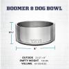 imageYETI Boomer 8 Stainless Steel NonSlip Dog Bowl Holds 64 OuncesNordic Purple