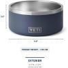 imageYETI Boomer 8 Stainless Steel NonSlip Dog Bowl Holds 64 OuncesWetlands Camo