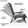 imageYETI Hondo Reclining Beach Chair Breathable UVResistant and Supports up to 350 lbs NavyNavy