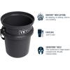 imageYETI Loadout 5Gallon Bucket Impact Resistant FishingUtility Bucket Firefly YellowCharcoal