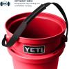 imageYETI Loadout 5Gallon Bucket Impact Resistant FishingUtility Bucket Firefly YellowRescue Red