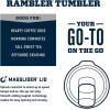 imageYETI Rambler 20 oz Stainless Steel Vacuum Insulated Tumbler wMagSlider LidBig Sky Blue