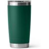 imageYETI Rambler 20 oz Stainless Steel Vacuum Insulated Tumbler wMagSlider LidBlack Forest Green