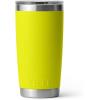 imageYETI Rambler 20 oz Stainless Steel Vacuum Insulated Tumbler wMagSlider LidFirefly Yellow