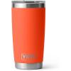 imageYETI Rambler 20 oz Stainless Steel Vacuum Insulated Tumbler wMagSlider LidPapaya