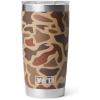 imageYETI Rambler 20 oz Stainless Steel Vacuum Insulated Tumbler wMagSlider LidWetlands Camo