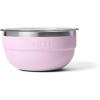 imageYETI Rambler Bowl Vacuum Insulated Stackable and Nestable Stainless Steel Bowl with Lid 45 Quart WhiteCherry Blossom  Textured