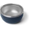 imageYETI Rambler Bowl Vacuum Insulated Stackable and Nestable Stainless Steel Bowl with Lid 45 Quart WhiteNavy