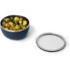 imageYETI Rambler Bowl Vacuum Insulated Stackable and Nestable Stainless Steel Bowl with Lid 45 Quart WhiteNavy