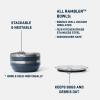 imageYETI Rambler Low Bowl Vacuum Insulated Stackable and Nestable Stainless Steel Bowl with Lid 07 Quart WhiteCherry Blossom  Textured