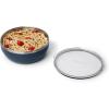 imageYETI Rambler Low Bowl Vacuum Insulated Stackable and Nestable Stainless Steel Bowl with Lid 07 Quart WhiteNavy
