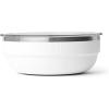 imageYETI Rambler Low Bowl Vacuum Insulated Stackable and Nestable Stainless Steel Bowl with Lid 07 Quart WhiteWhite