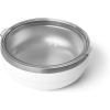 imageYETI Rambler Low Bowl Vacuum Insulated Stackable and Nestable Stainless Steel Bowl with Lid 07 Quart WhiteWhite