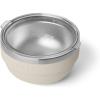 imageYETI Rambler Bowl Vacuum Insulated Stackable and Nestable Stainless Steel Bowl with Lid 45 Quart WhiteCape Taupe