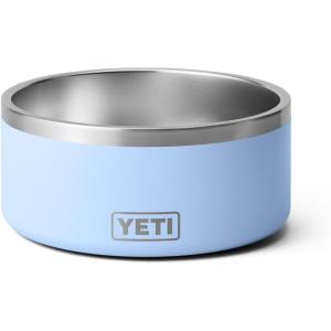 imageYETI Boomer 8 Stainless Steel NonSlip Dog Bowl Holds 64 OuncesBig Sky Blue