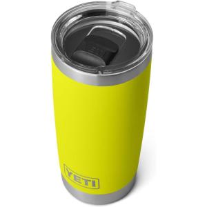 imageYETI Rambler 20 oz Stainless Steel Vacuum Insulated Tumbler wMagSlider LidFirefly Yellow