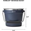 imageYETI BeverageIce Bucket Holds 6 Longnecks or 3 Bottles of WineBlack Forest Green