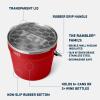 imageYETI BeverageIce Bucket Holds 6 Longnecks or 3 Bottles of WineRescue Red