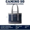 imageYETI Camino 50 Carryall with Internal Dividers AllPurpose Utility Boat and Beach Tote Bag Durable WaterproofBlack Forest Green