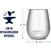 imageYETI Cocktail Set 2 x 10 oz Wine Tumblers 1 x 20 oz Cocktail Shaker Tropical Pink