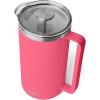 imageYETI Coffee Set 2 10 oz Mugs and 1 64 oz French Press Tropical Pink