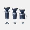 imageYETI Pour Over Coffee Maker Accessory Ramblers Designed for Perfect Coffee Extraction Anywhere Stainless Steel fits any V60 Filter NavyBlack