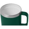imageYETI Rambler 10 oz Ceramic Lined Stackable Mug Vacuum Insulated Stainless Steel with MagSlider Lid Tropical PinkBlack Forest Green