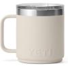 imageYETI Rambler 10 oz Ceramic Lined Stackable Mug Vacuum Insulated Stainless Steel with MagSlider Lid Tropical PinkCape Taupe