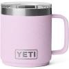 imageYETI Rambler 10 oz Ceramic Lined Stackable Mug Vacuum Insulated Stainless Steel with MagSlider Lid Tropical PinkCherry Blossom
