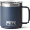 imageYETI Rambler 10 oz Ceramic Lined Stackable Mug Vacuum Insulated Stainless Steel with MagSlider Lid Tropical PinkNavy