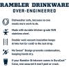 imageYETI Rambler 10 oz Ceramic Lined Stackable Mug Vacuum Insulated Stainless Steel with MagSlider Lid Tropical PinkNavy