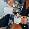 imageYETI Rambler 10 oz Ceramic Lined Stackable Mug Vacuum Insulated Stainless Steel with MagSlider Lid Tropical PinkRescue Red