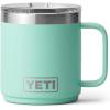 imageYETI Rambler 10 oz Ceramic Lined Stackable Mug Vacuum Insulated Stainless Steel with MagSlider Lid Tropical PinkSeafoam