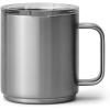 imageYETI Rambler 10 oz Ceramic Lined Stackable Mug Vacuum Insulated Stainless Steel with MagSlider Lid Tropical PinkStainless