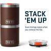 imageYETI Rambler 10 oz Stackable Lowball 20 Vacuum Insulated Stainless Steel with MagSlider Lid SeafoamWetlands Brown