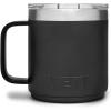 imageYETI Rambler 10 oz Stackable Mug Vacuum Insulated Stainless Steel with MagSlider Lid WhiteBlack