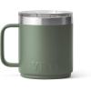 imageYETI Rambler 10 oz Stackable Mug Vacuum Insulated Stainless Steel with MagSlider Lid WhiteCamp Green