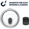 imageYETI Rambler 10 oz Stackable Mug Vacuum Insulated Stainless Steel with MagSlider Lid WhiteCharcoal