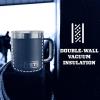 imageYETI Rambler 10 oz Stackable Mug Vacuum Insulated Stainless Steel with MagSlider Lid WhiteGranite Gray