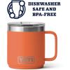 imageYETI Rambler 10 oz Stackable Mug Vacuum Insulated Stainless Steel with MagSlider Lid WhiteHigh Desert Clay