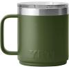 imageYETI Rambler 10 oz Stackable Mug Vacuum Insulated Stainless Steel with MagSlider Lid WhiteHighlands Olive