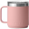 imageYETI Rambler 10 oz Stackable Mug Vacuum Insulated Stainless Steel with MagSlider Lid WhiteSandstone Pink
