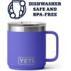 imageYETI Rambler 10 oz Stackable Mug Vacuum Insulated Stainless Steel with MagSlider Lid WhiteUltramarine Violet