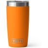 imageYETI Rambler 10 oz Tumbler Stainless Steel Vacuum Insulated with MagSlider Lid WhiteOrange