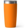 imageYETI Rambler 10 oz Tumbler Stainless Steel Vacuum Insulated with MagSlider Lid WhiteOrange