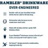 imageYETI Rambler 10 oz Tumbler Stainless Steel Vacuum Insulated with MagSlider Lid WhiteUltra Marine Violet