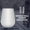 imageYETI Rambler 10 oz Wine Tumbler Vacuum Insulated Stainless Steel with MagSlider Lid NavyAlpine Yellow