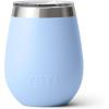 imageYETI Rambler 10 oz Wine Tumbler Vacuum Insulated Stainless Steel with MagSlider Lid NavyBig Sky Blue