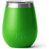 imageYETI Rambler 10 oz Wine Tumbler Vacuum Insulated Stainless Steel with MagSlider Lid NavyCanopy Green